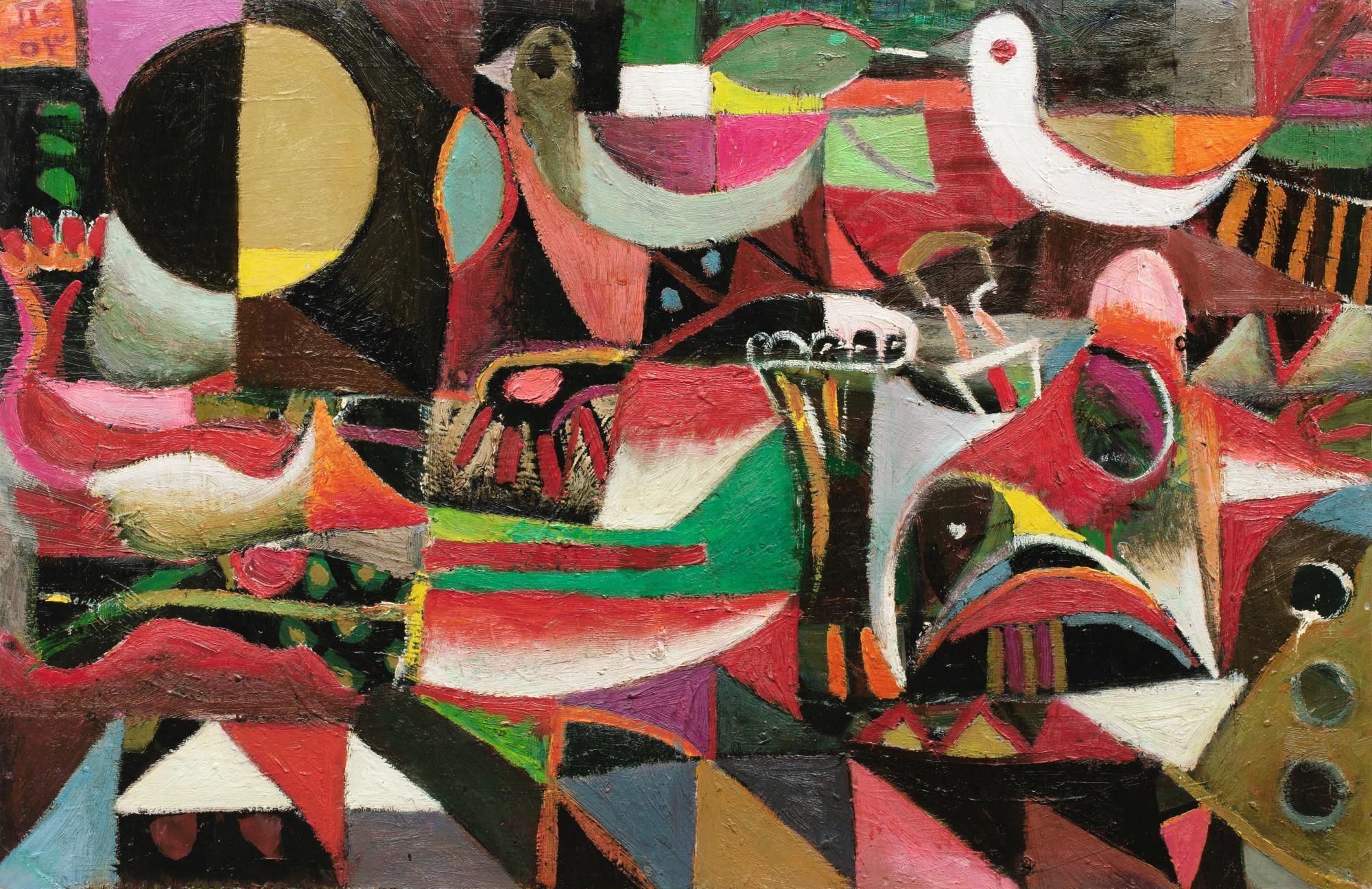 Shakir Hassan Al-Said - Corpse And Two Birds