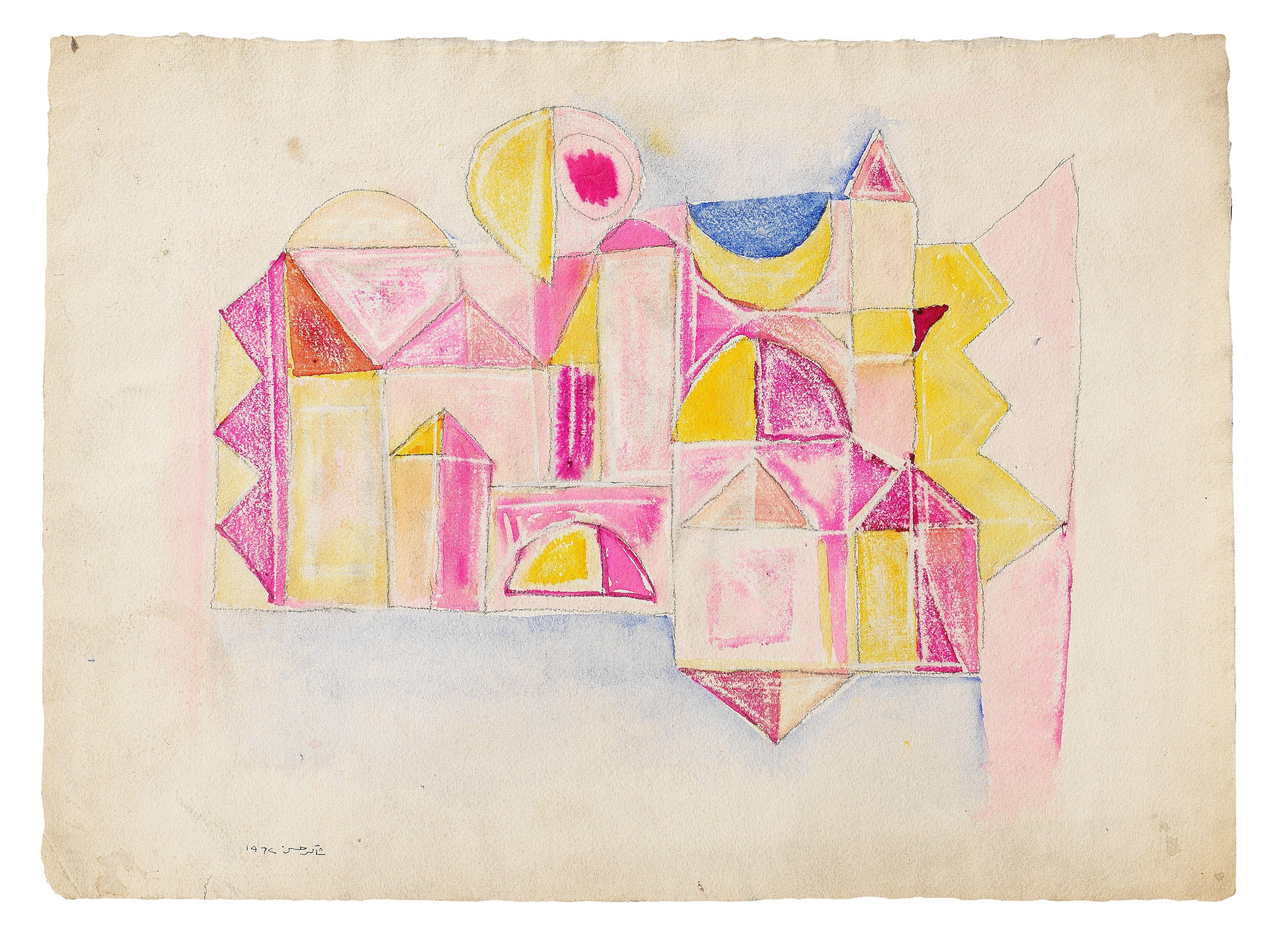 Shakir Hassan Al Said - Crescents and Domes