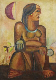 Shakir Hassan Al-Said - Iraqi the Woman, The Moon And The Branch