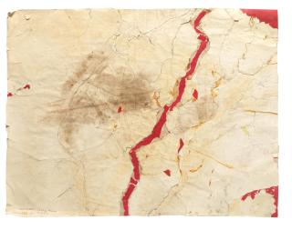 Shakir Hassan Al Said - Untitled (Red Line)