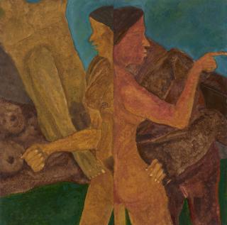 Shamshad Husain - Untitled (Figures)