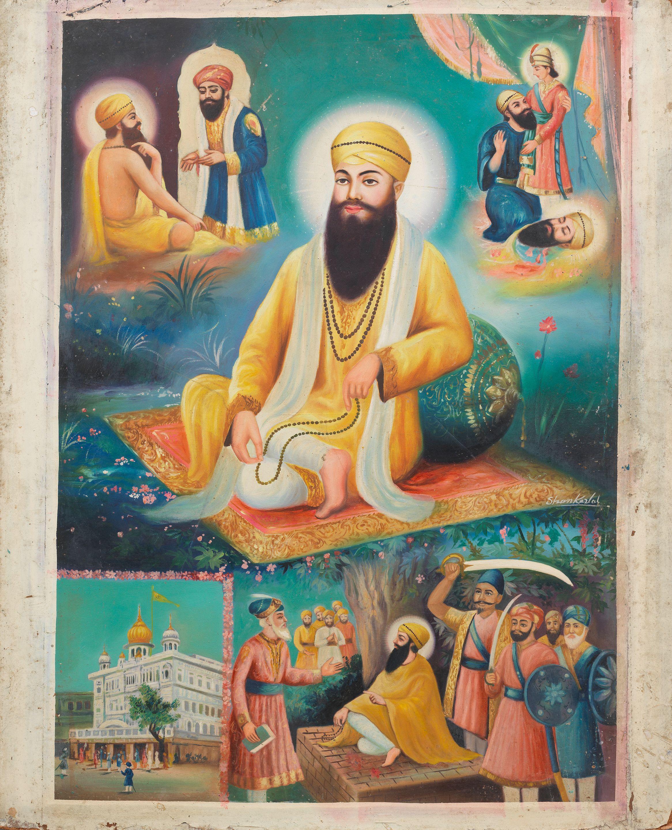 Shankarlal - Guru Tegh Bahadur, with scenes of his martyrdom
