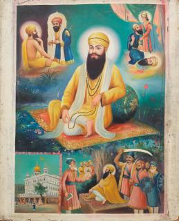 Shankarlal - Guru Tegh Bahadur, with scenes of his martyrdom