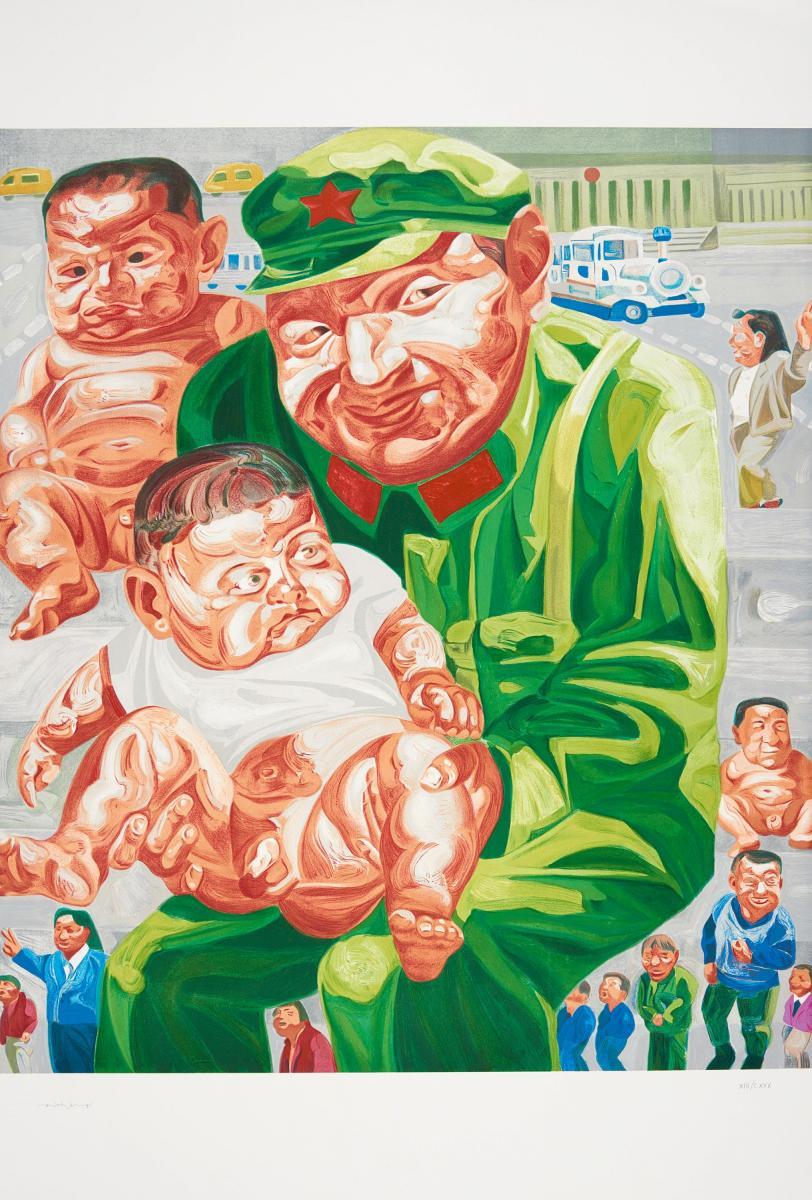 Shaobin Yang - Aus: »The sleepwalkers’ bloodied rites« (3).