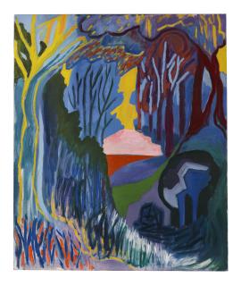 Shara Hughes - Familiar Fairway Night