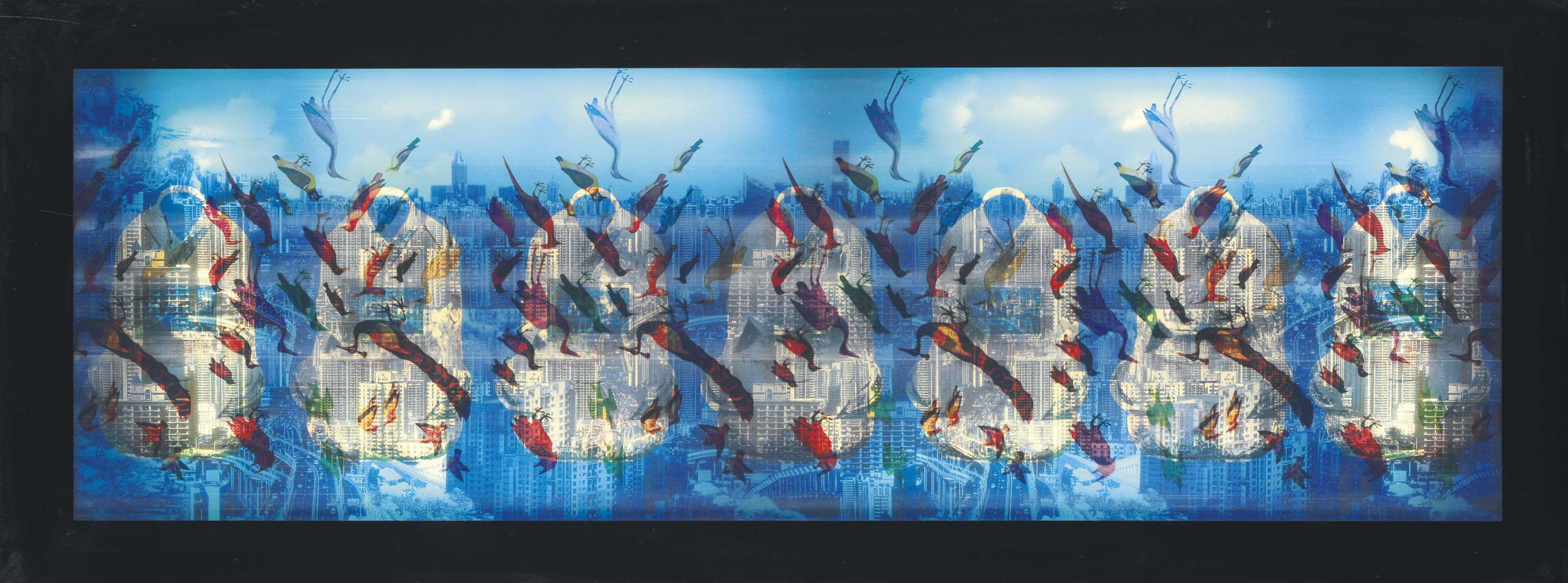 Sheba Chhachhi - Winged Pilgrims (Robes) # 1