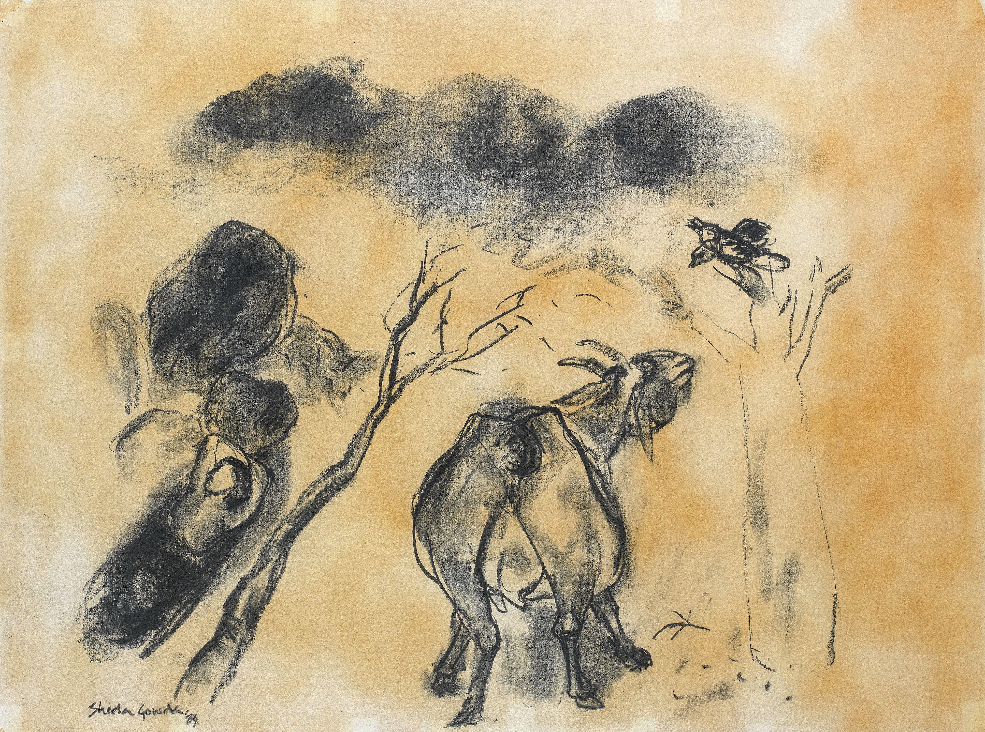 Sheela Gowda - Untitled (Rural Landscape)