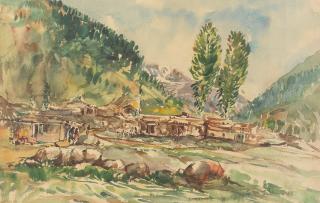 Sheikh Mohammed Sultan - Untitled (Kashmir Landscape)
