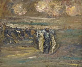 Sheila Fell, R.A. - Men Carrying Corn I