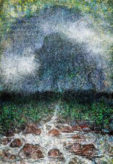 Shen Chang-Ming - The Greatest Virtue Is Just Like Water (Painted In 2020)