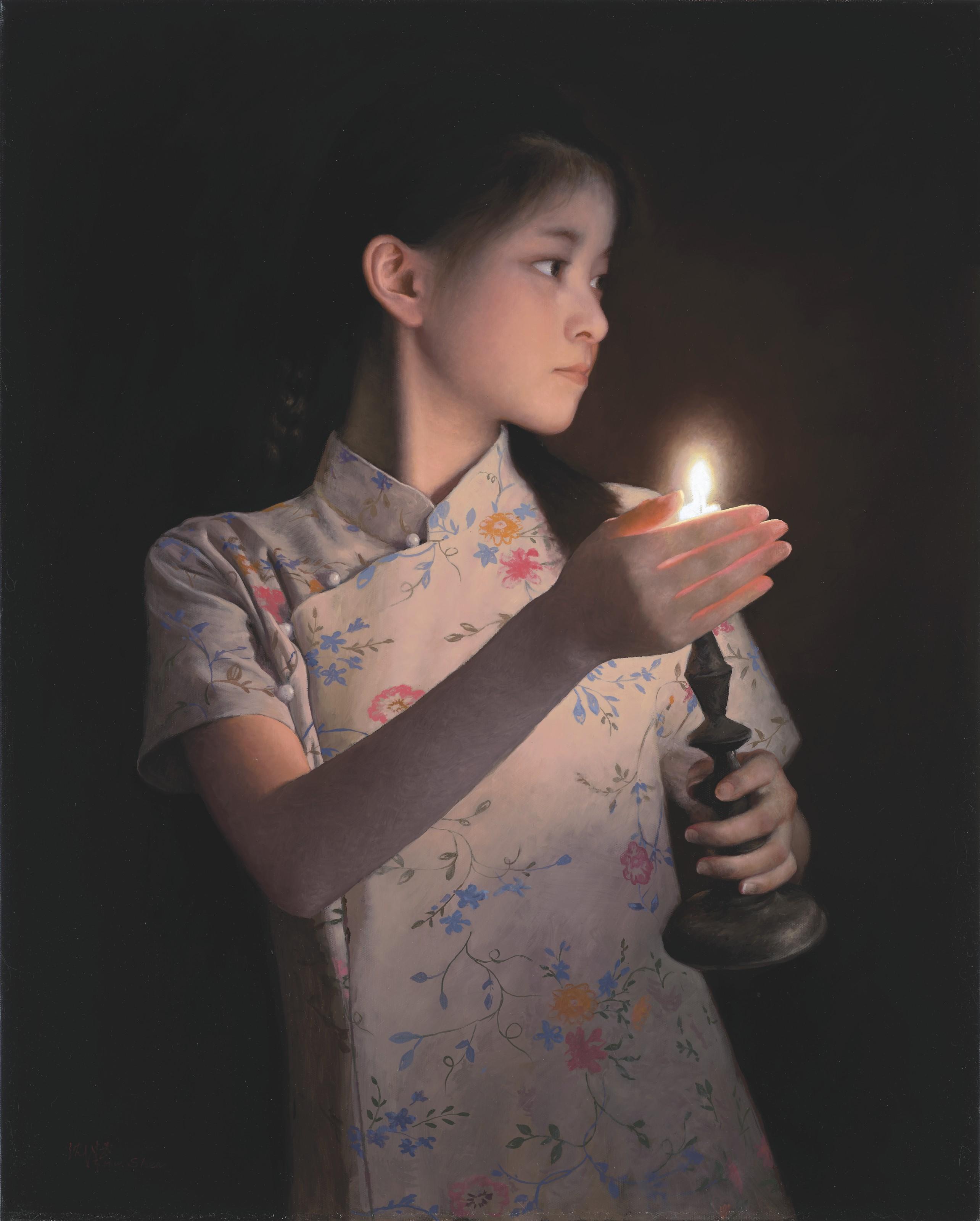 Shen Hanwu - Girl with Candle
