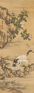 Shen Quan - Flower and Cat