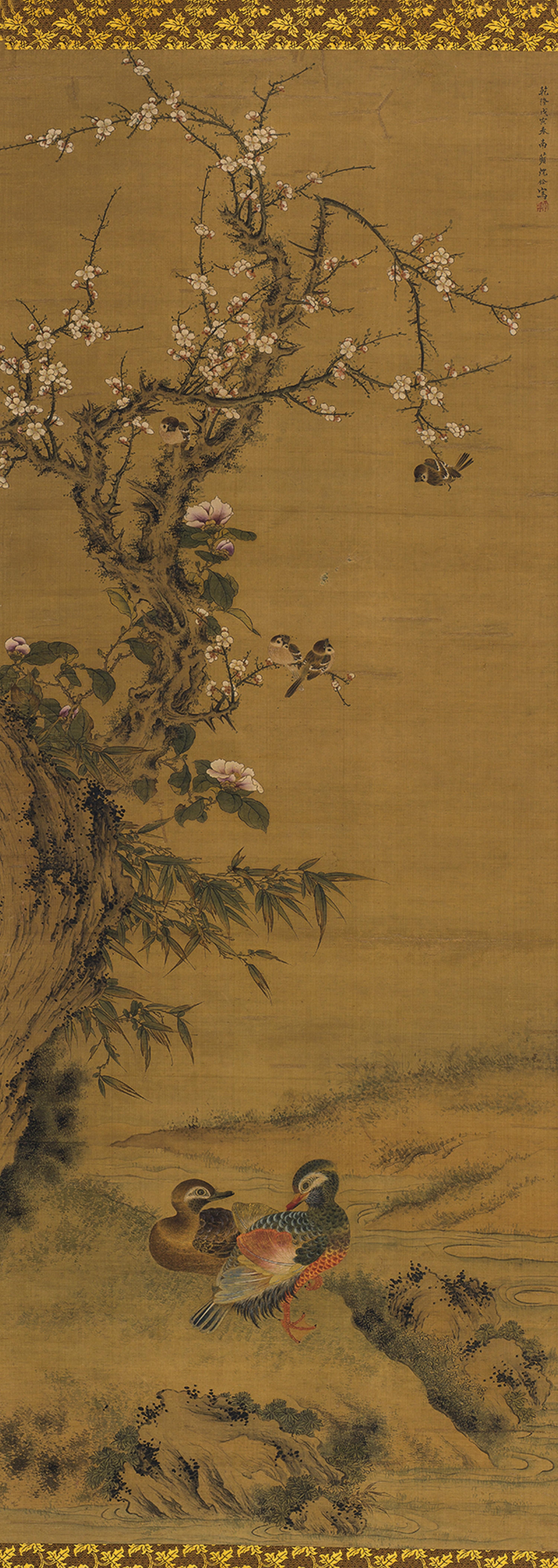 Shen Quan - Madarin Duck And Plum Blossom