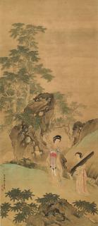 Shen Zongqian - Lady and Attendant