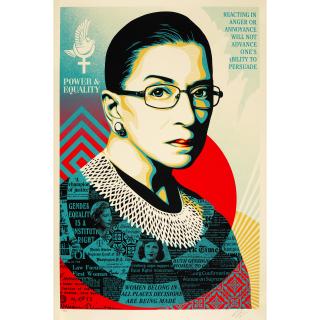 Shepard Fairey - A Champion of Justice (Ruth Bader Ginsburg)