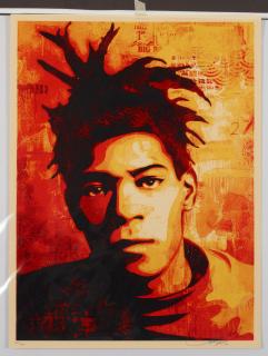 Shepard Fairey - Basquiat Canvas Print, 2010