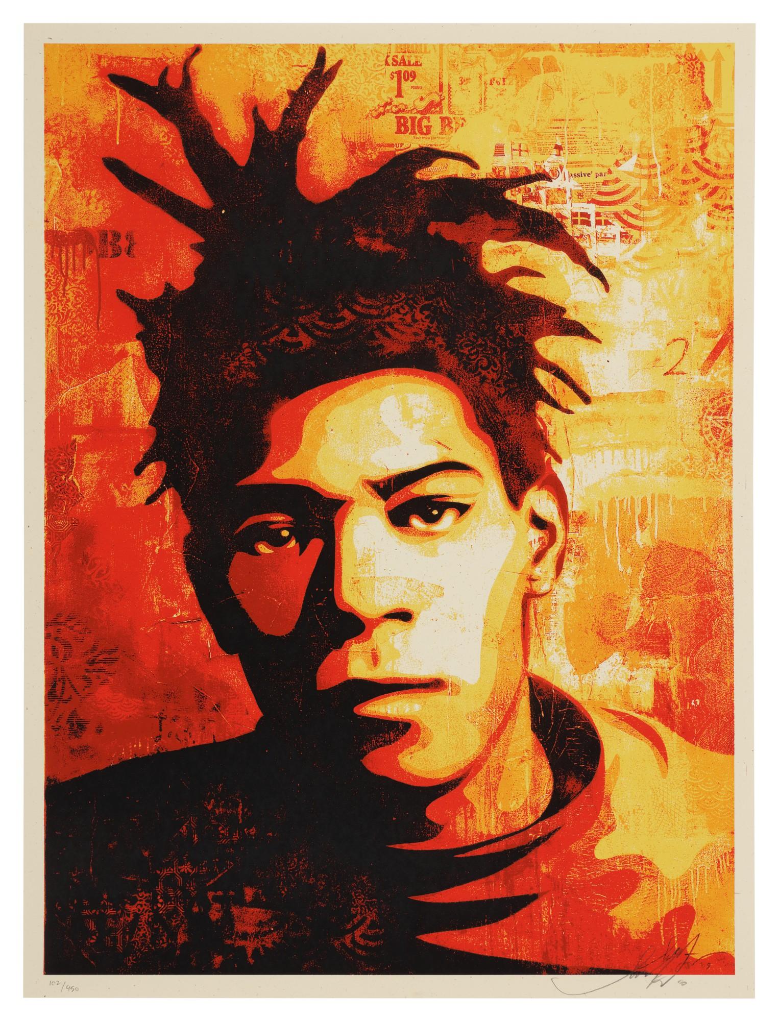 Basquiat Canvas by Shepard Fairey Art.Salon