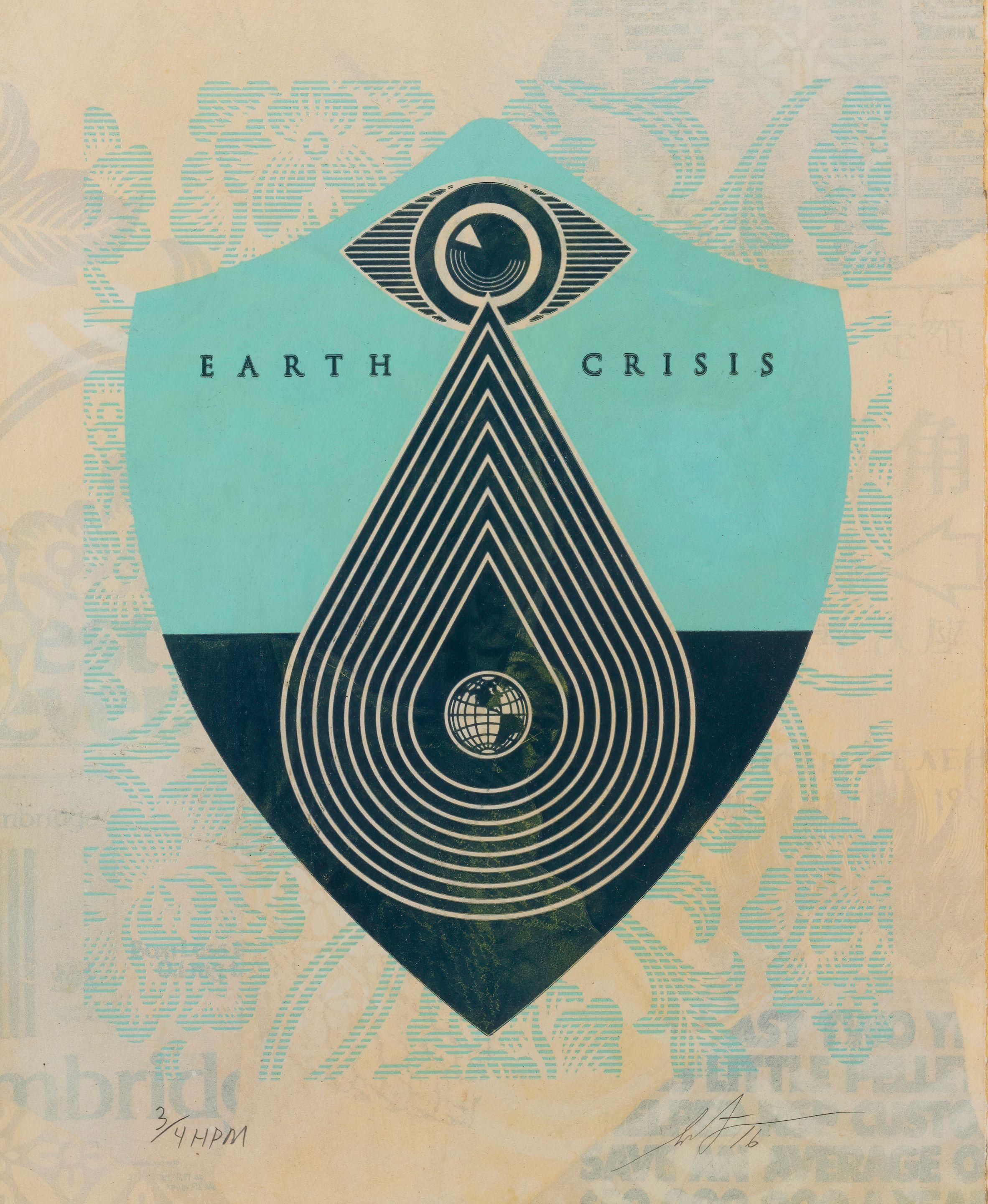 Shepard Fairey - Earth crisis, 2016