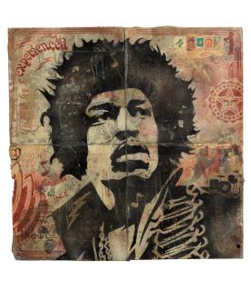 Shepard Fairey - Jimi Hendrix, 2005