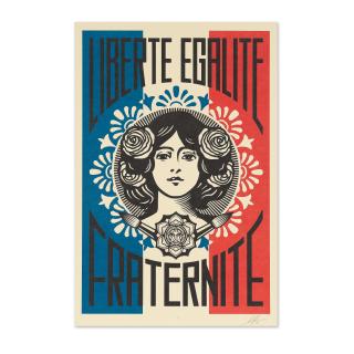 Shepard Fairey - Liberté, égalité, fraternité, 2021