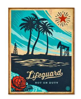 Shepard Fairey - Lifeguard Not On Duty