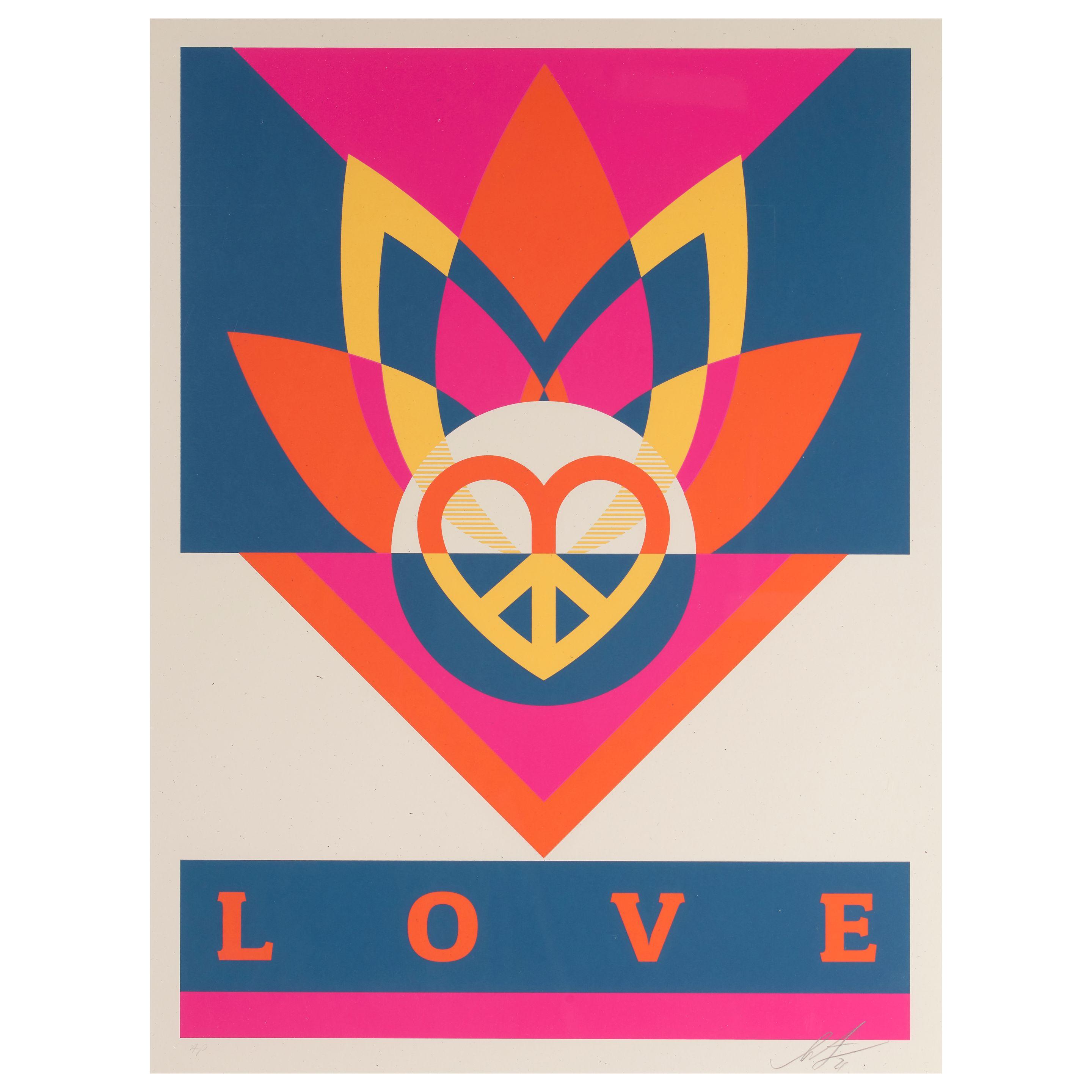 Shepard Fairey - Love Lotus, 2021
