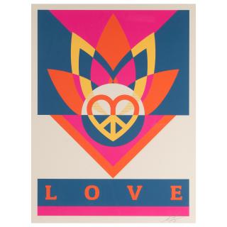 Shepard Fairey - Love Lotus, 2021