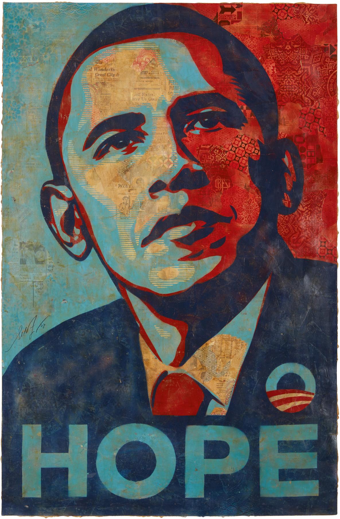 Shepard Fairey - Obama Hope