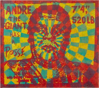 Shepard Fairey - OG Andre (Questionable Background 10), Version 2