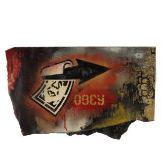 Shepard Fairey - Overnight Arrow, 2017