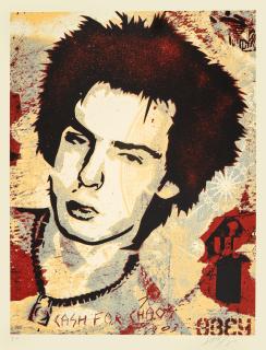 Shepard Fairey - Sid Collage (This is Your God)