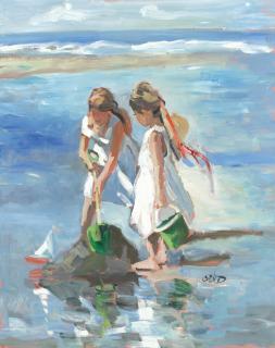 Sherree Valentine-Daines - Children on the Beach