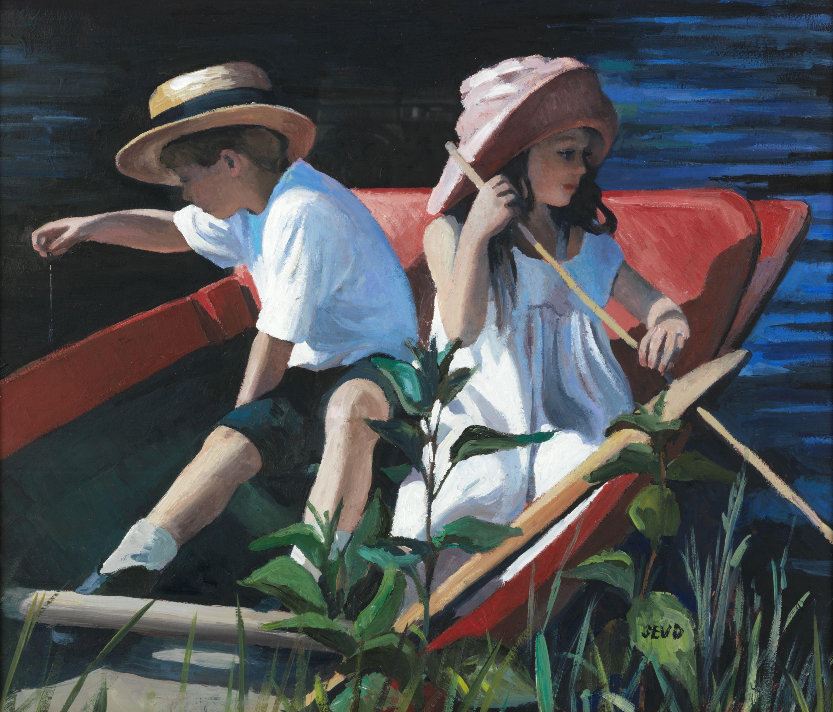 Sherree Valentine-Daines - Fishing at Henley