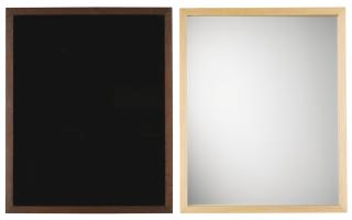 Sherrie Levine - I. Black Mirror: 12 Ii. Silver Mirror: 10 [Two Works]