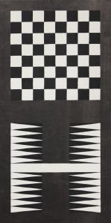 Sherrie Levine - Untitled (Lead Checks/Lead Chevron: 10) 