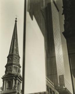 Sherril Schell - \'Reflection In Window Pane Of Empire State Building\'