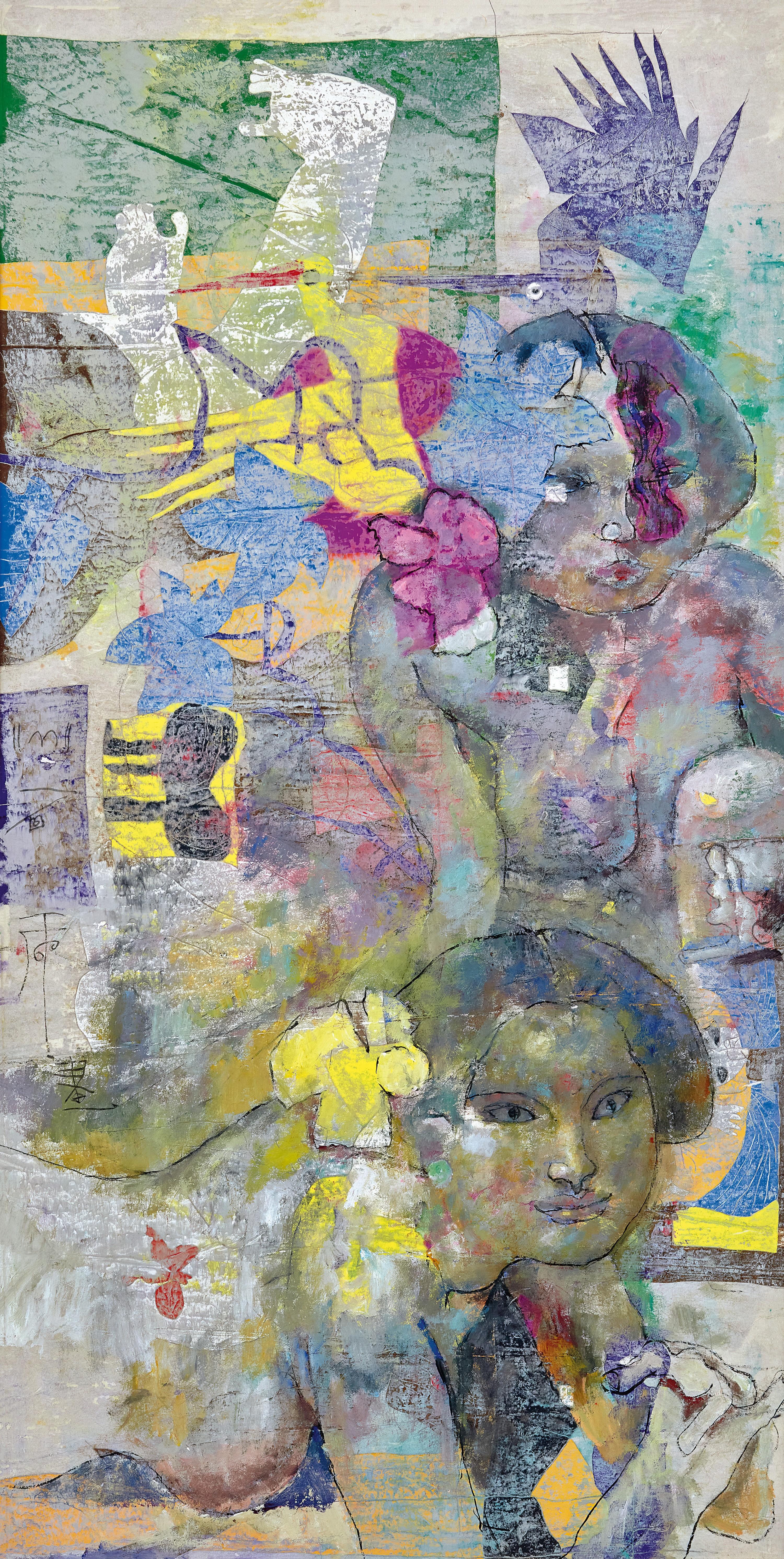 Shi Hu - Two Nudes(Painted in 2002)