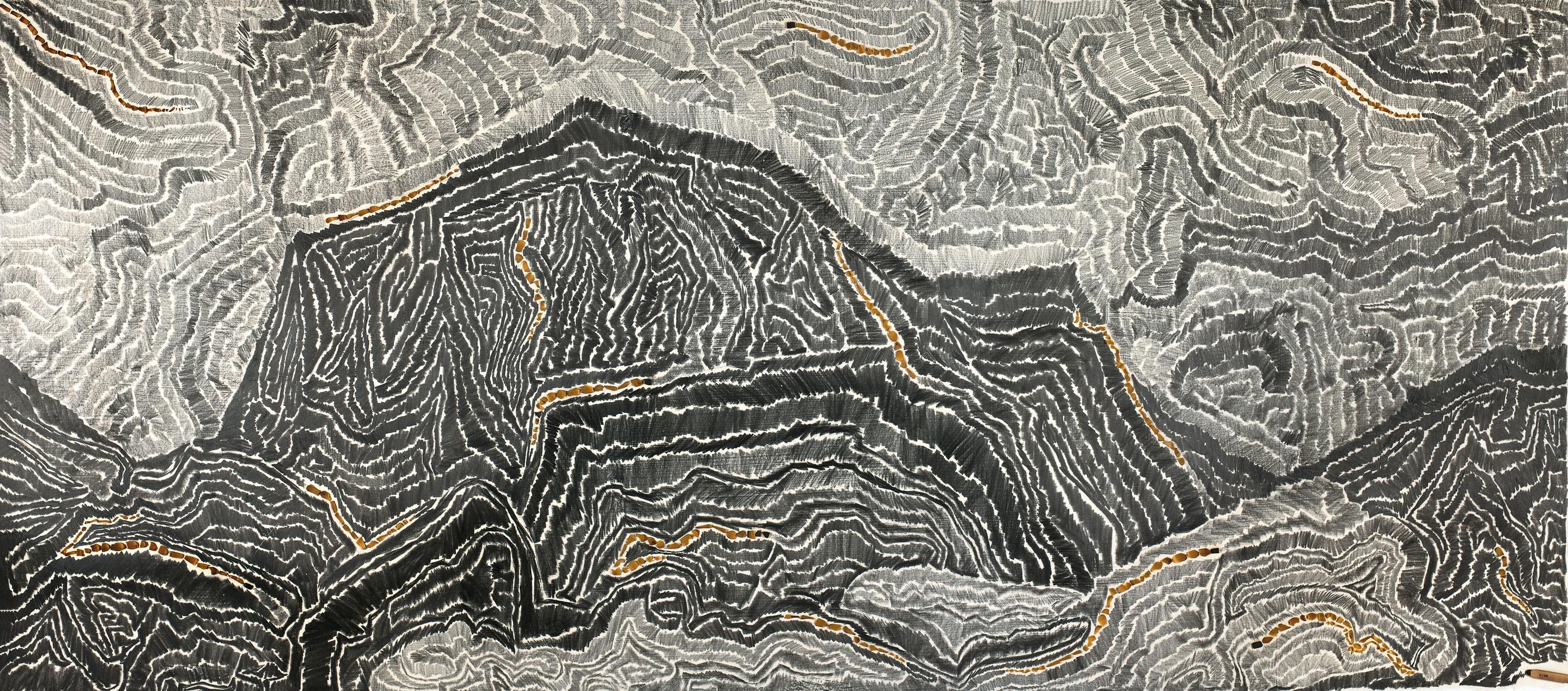 Shi Jin-Hua - Pen Walking #51 (Executed In 2008)