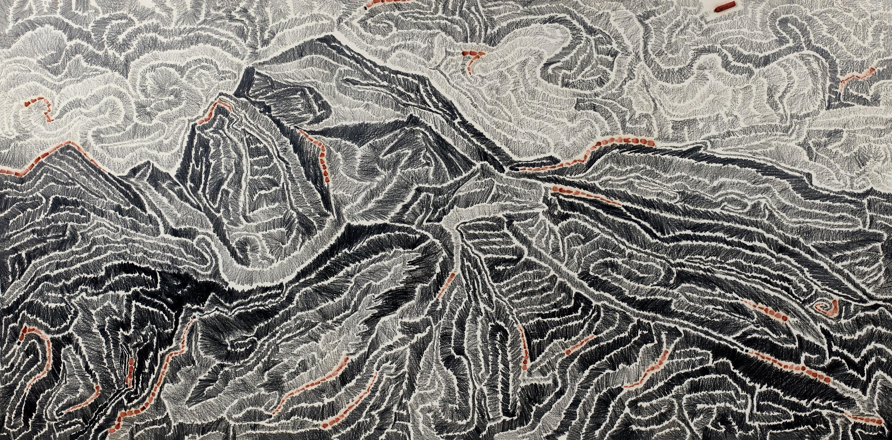 Shi Jin-Hua - Pen Walking #99(Painted In 2011)