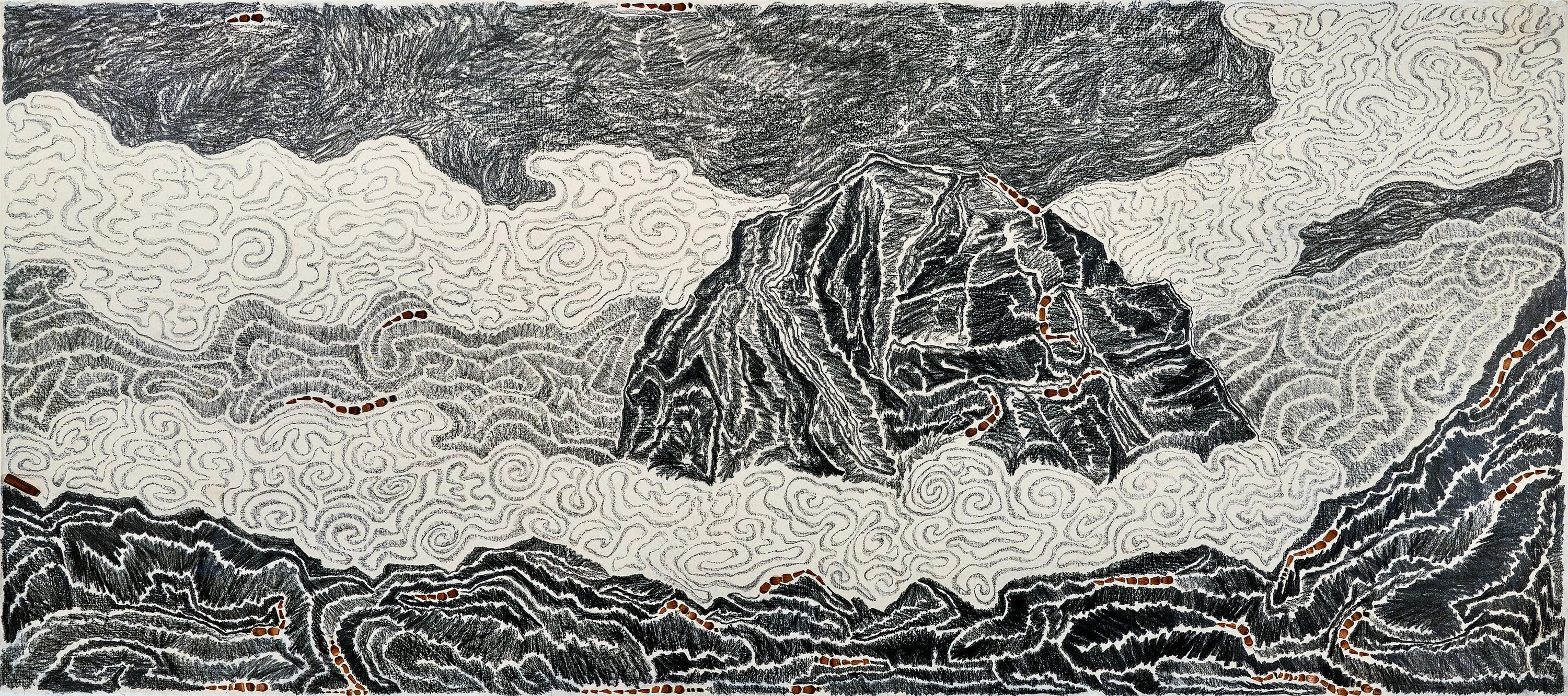 Shi Jin-Hua - Pen Walking No.120 (Painted In 2012)