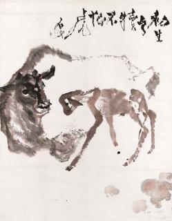 Shi Lu - Cow and Calf