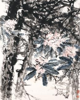 Shi Lu - Loquat Flowers in Bloom