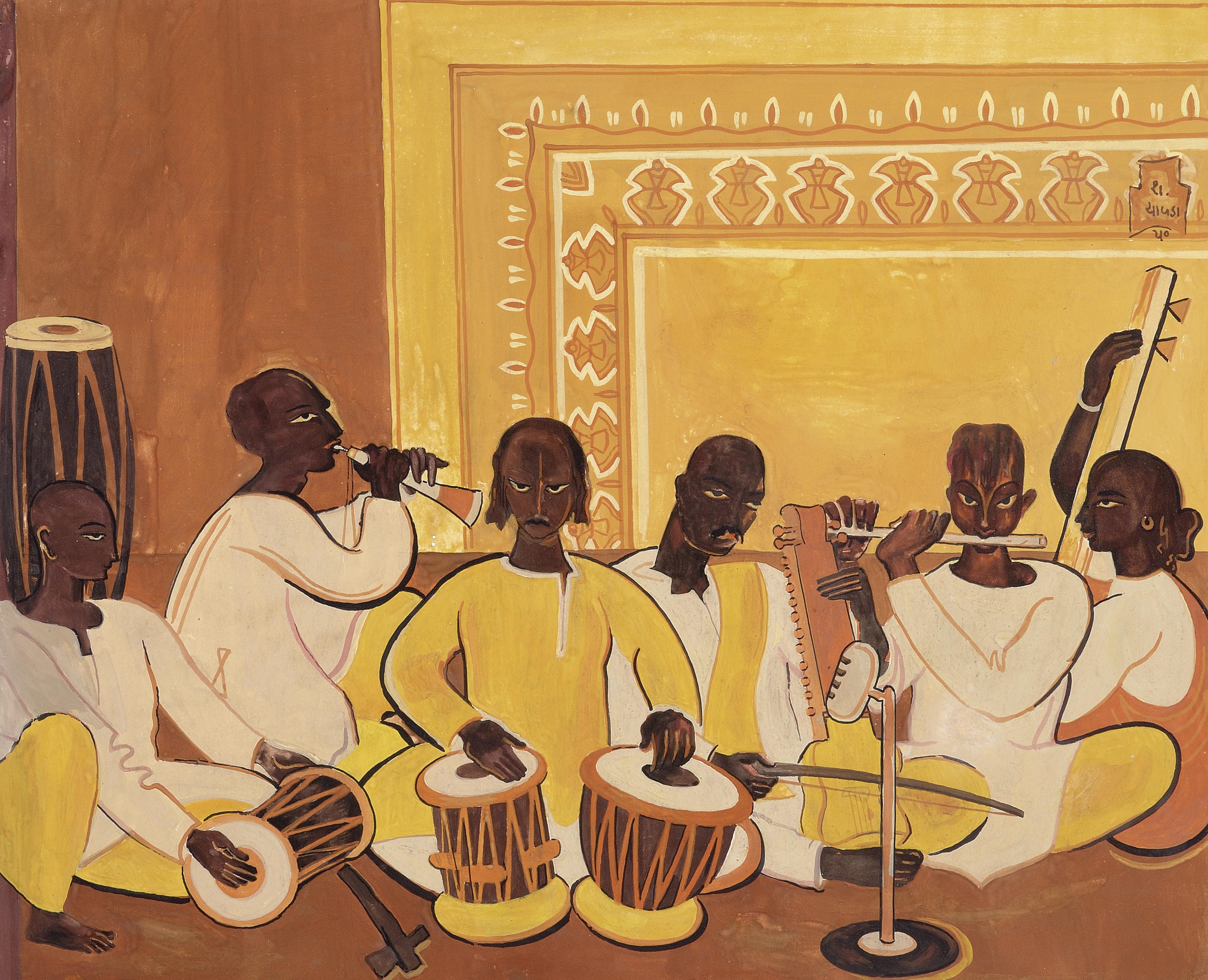 Shiavax Chavda - Two Works On Paper