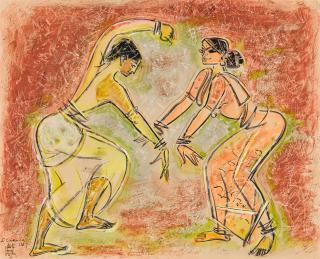 Shiavax Chavda - Untitled (Dancers)