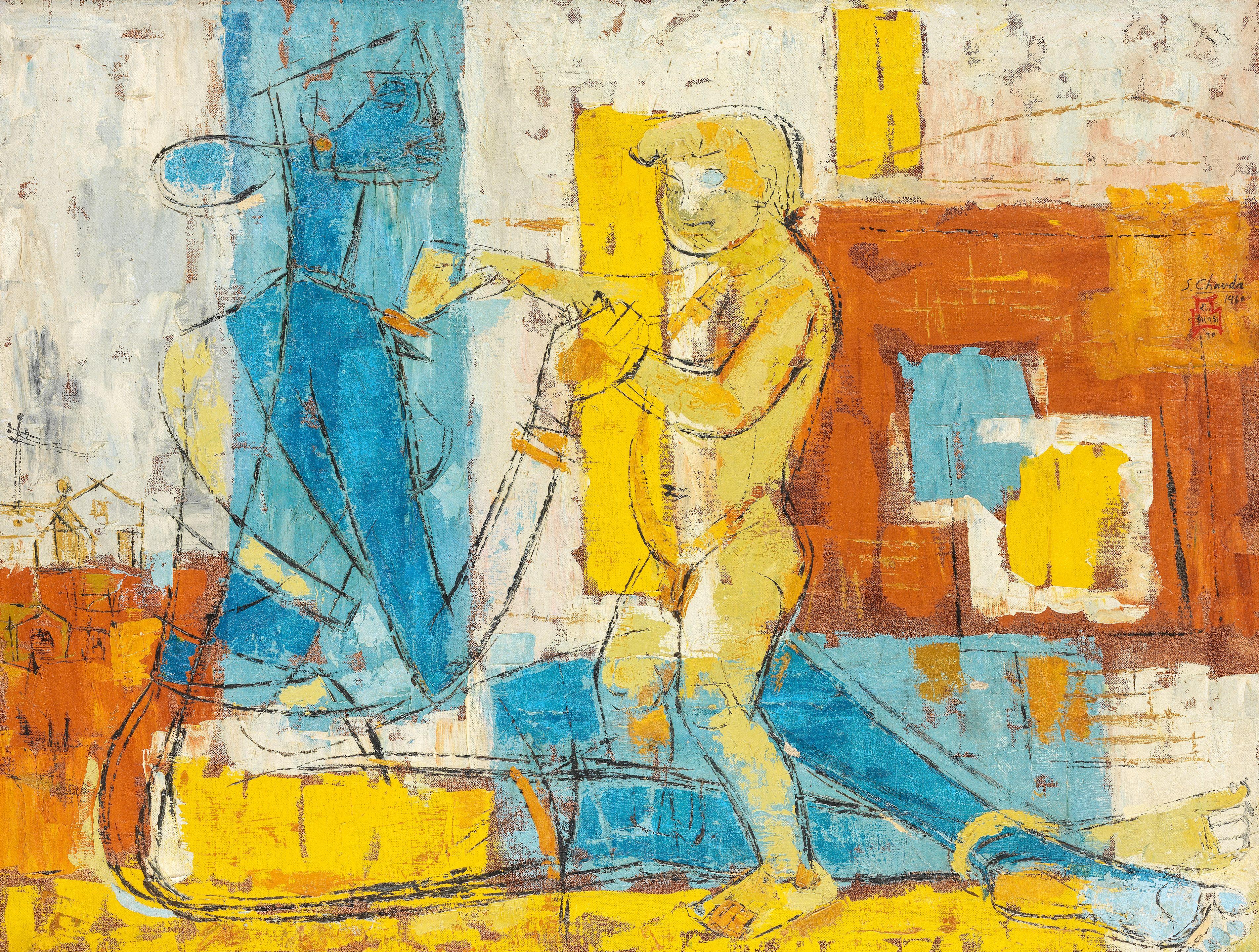 Shiavax Chavda - Untitled (Mother and Child)