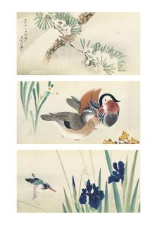 Shibata Zeshin - Birds and flowers of the four seasons