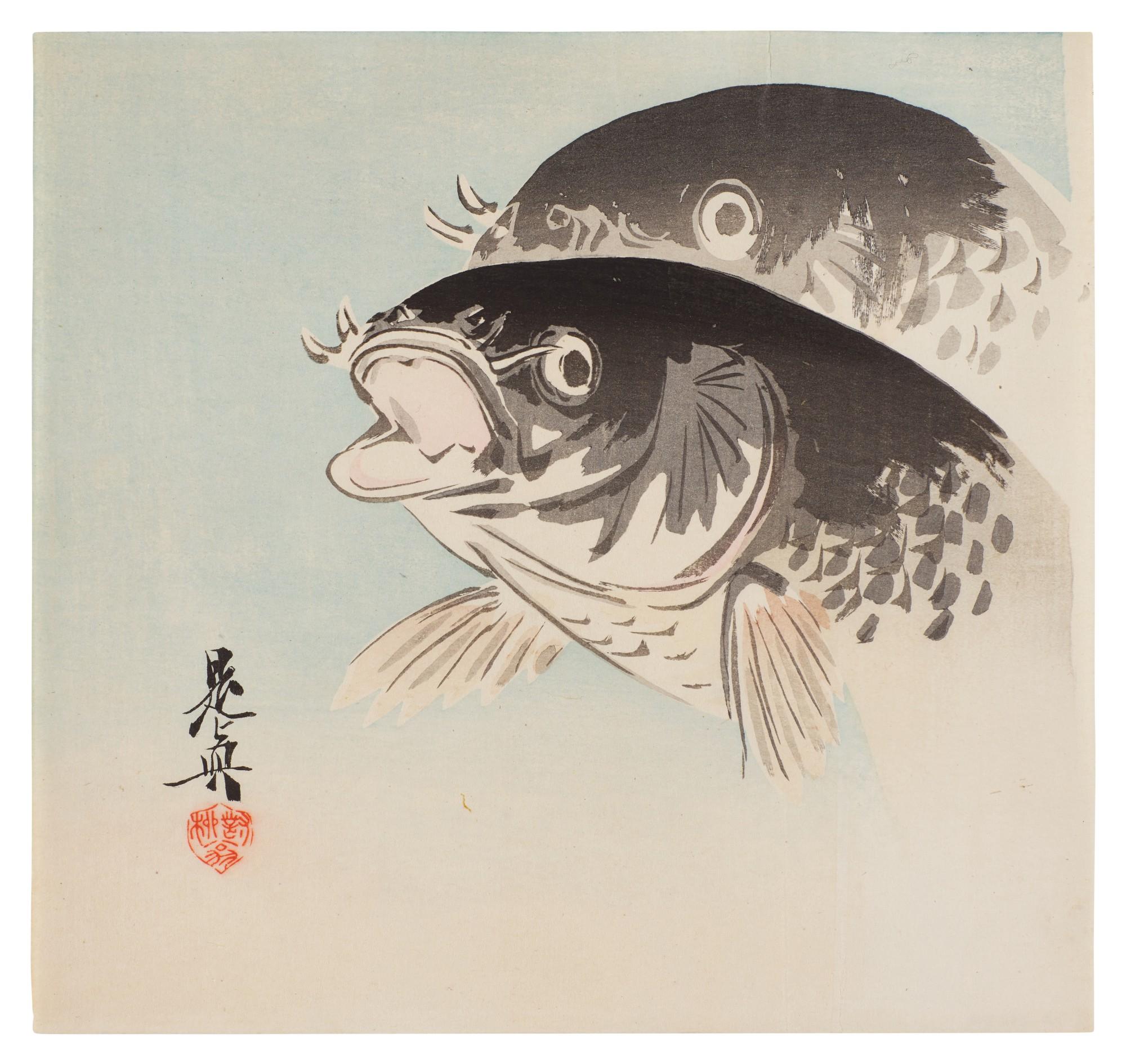 Shibata Zeshin - Carp (Koi)