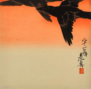Shibata Zeshin - Crows