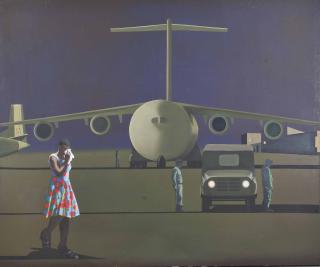 Shibu Natesan - Morning In The Heart, A Painting For Patrice Lumumba