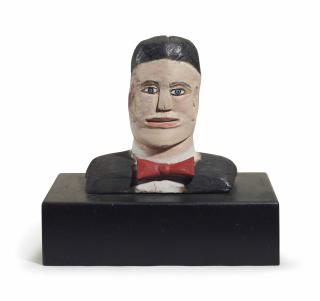 Shields Landon Jones - Bust Of A Man Wearing A Bowtie